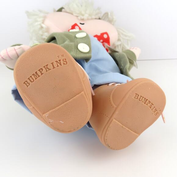 1984 Bumpkin Bunkies Gramps Plush Doll by Fabrizio w/ Stand George Good 12" - Picture 6 of 12